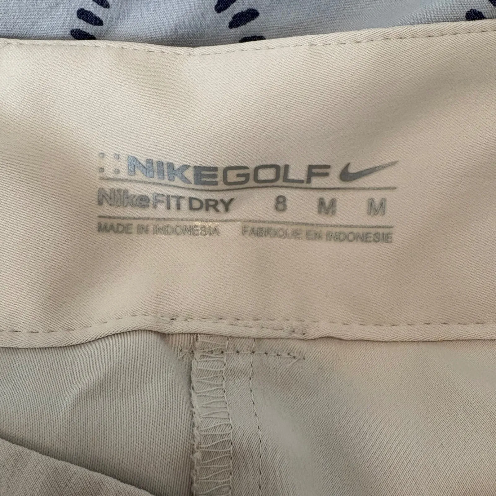 Nike Golf Skort‎ Womens 8 Beige Fit Dry Athletic Sportswear Tennis Golfing - Image 7