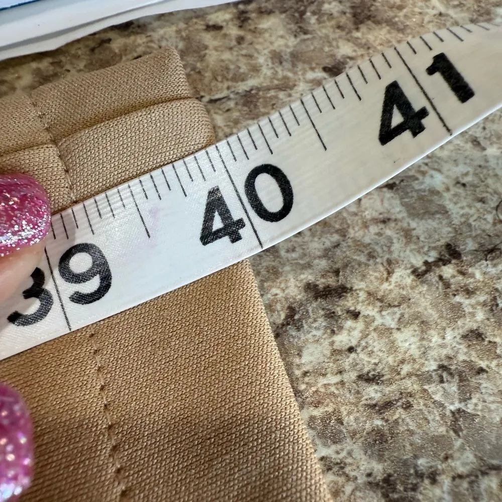 Tan Pants Side Pocket Medium Elastic Waistband - Image 7