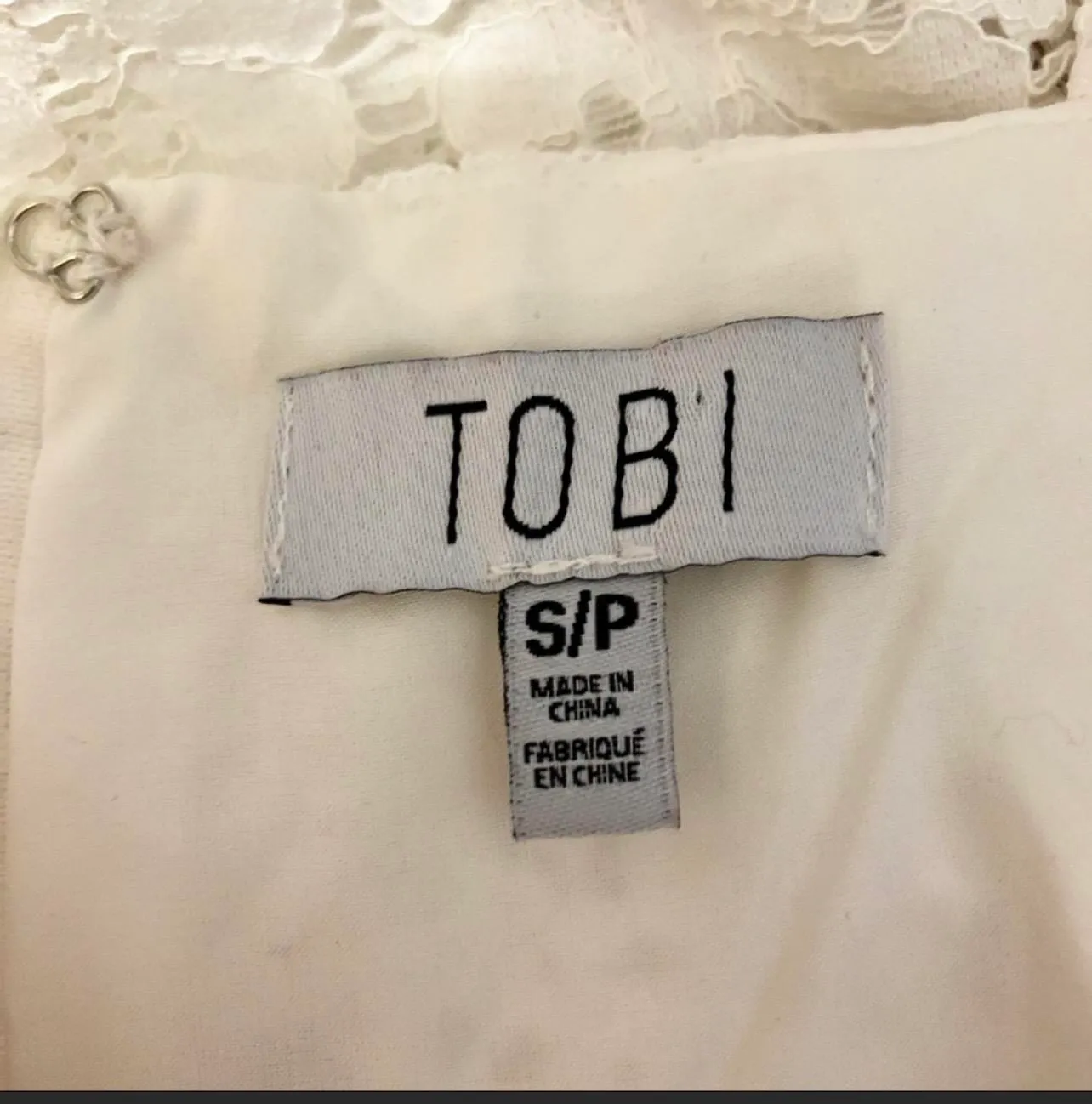 Tobi white lace romper - Image 4