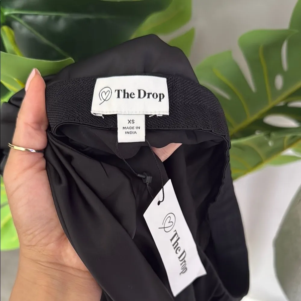 nwt // the drop satin a line skirt Black Size XS - Image 8