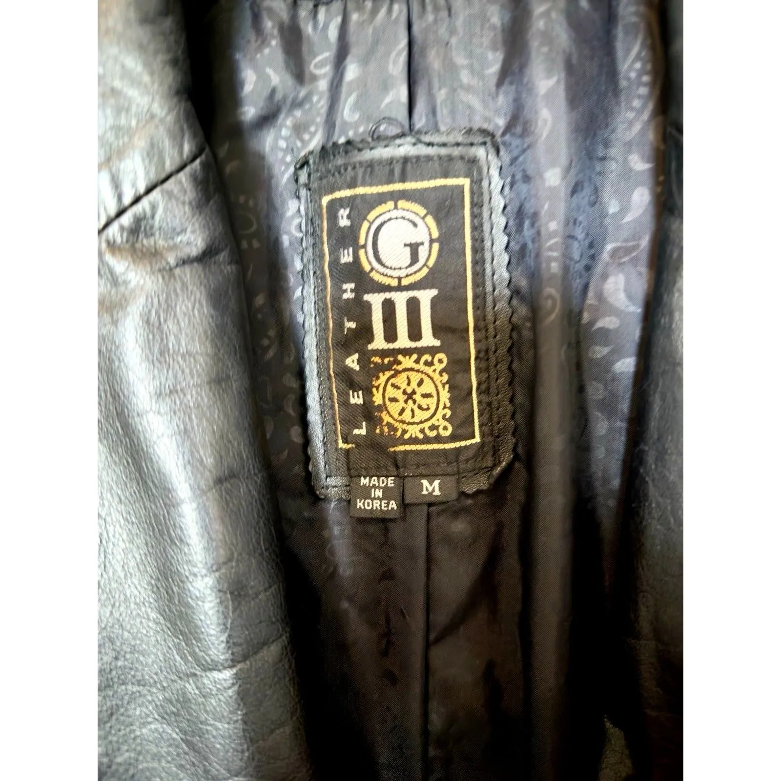 Vintage 100% Leather Trench Coat Women’s M 80s 90s Gothic Long Black Size M - Image 6