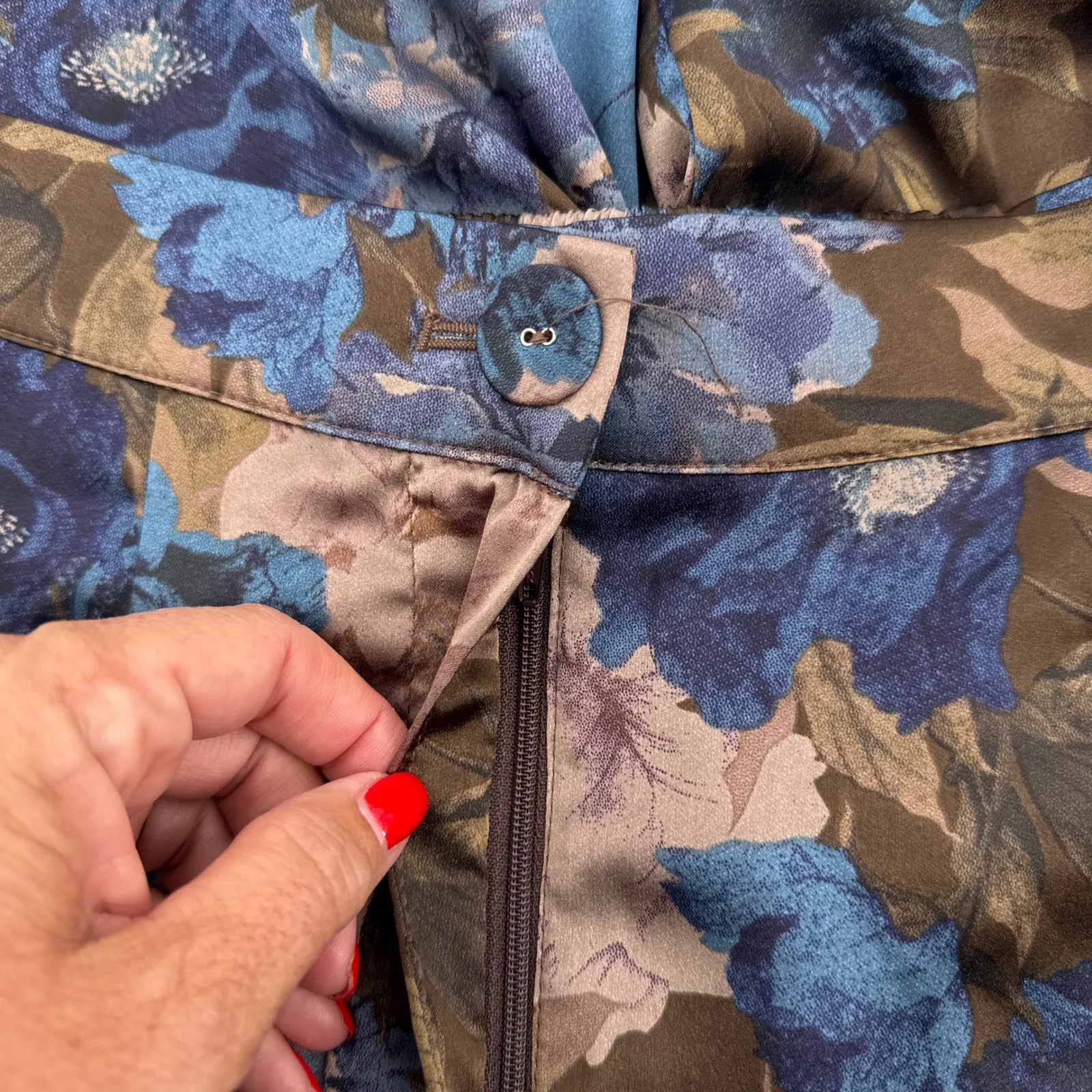 NEW NWT Elliatt Erin Floral Print Mock Neck Sleeveless Wide Leg Pants Set‎ Small - Image 8