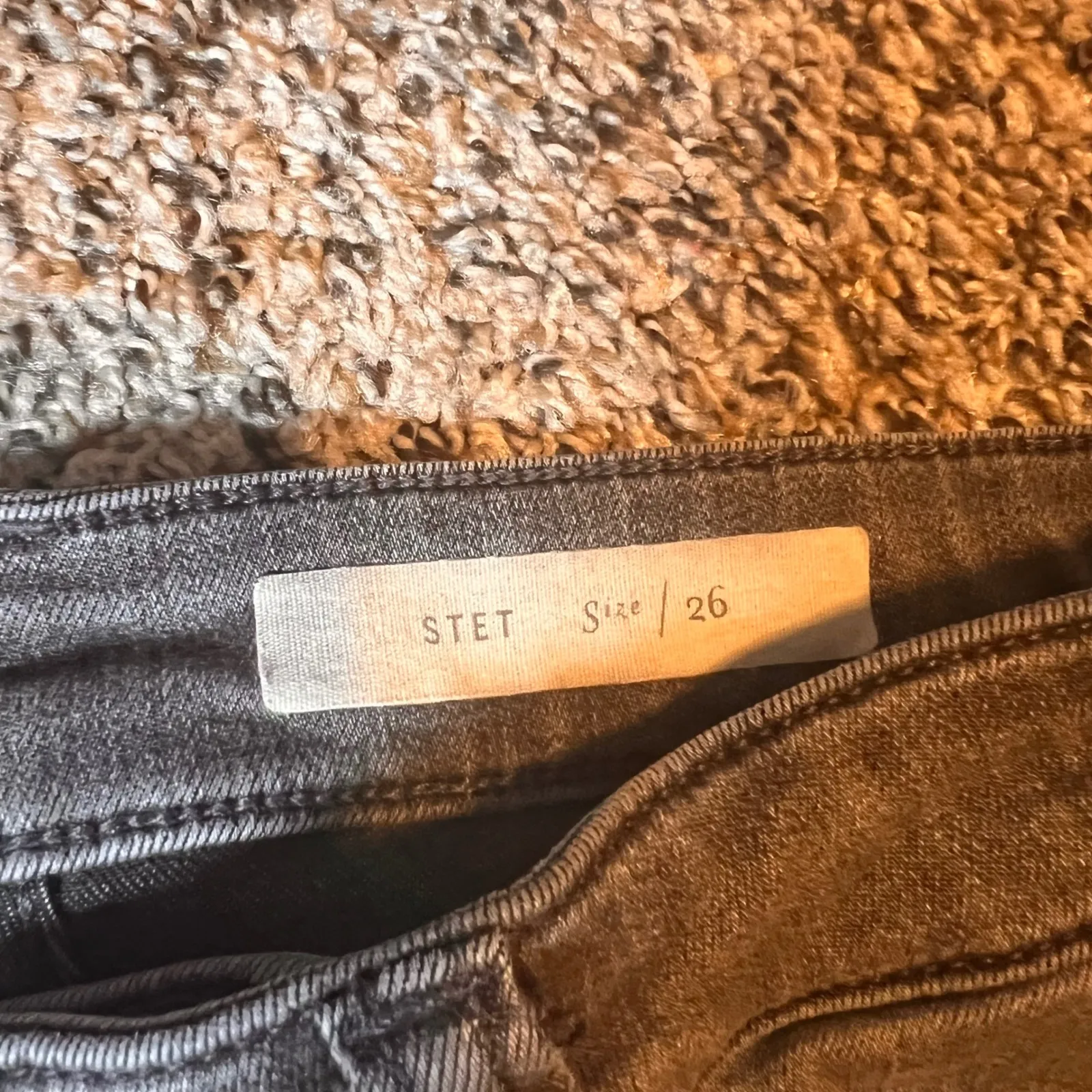 Pilcro Stet Gray Wash Denim Jeans Skinny Ankle Casual Women's Size 26‎ - Image 3