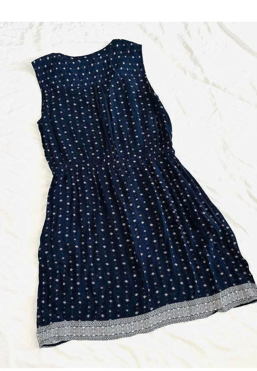 ★  A-Line Summer Dress - Navy Blue ★ - Image 8