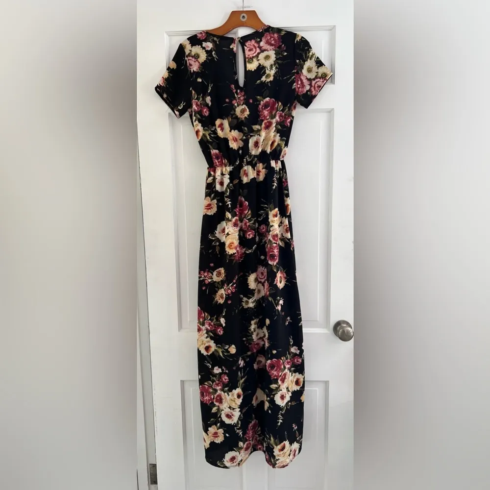 Francesca’s Floral Romper Dress - Image 3