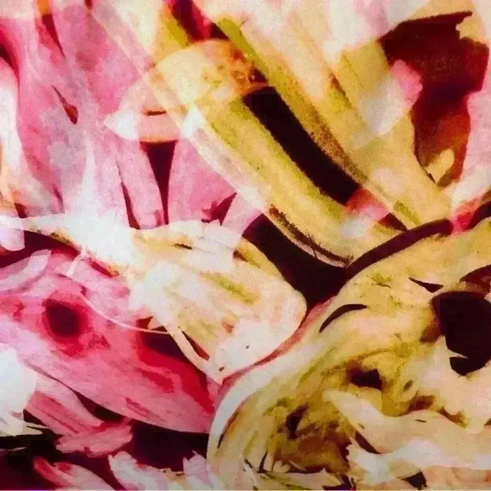 Jennifer Lopez NWT Women’s Size L Long Sleeve Sheath Abstract Pink Floral Dress - Image 6