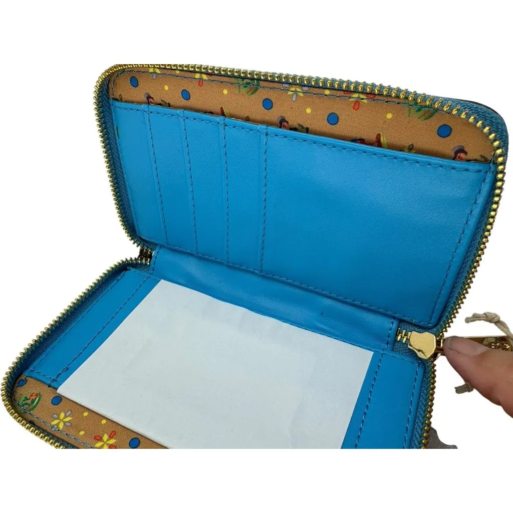 *New Loungefly Disney Pinocchio Classic Story Book Zip Around Wallet NWT - Image 4