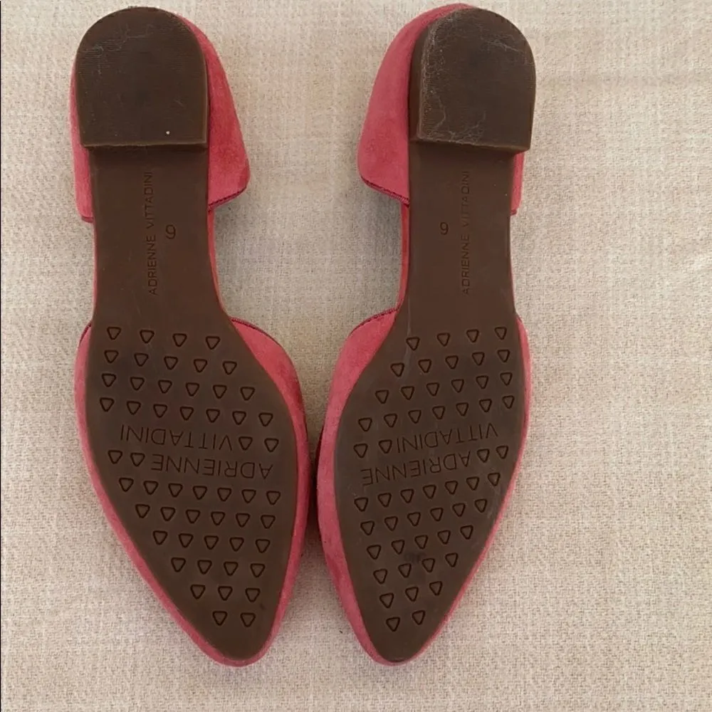 Adrienne Vittadini Adrienne Vittadadini Pink Suede Flats - Image 7