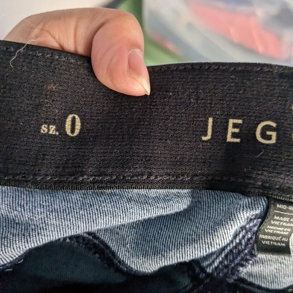 White House Black Market The Jeggings Sz 0 - Image 9