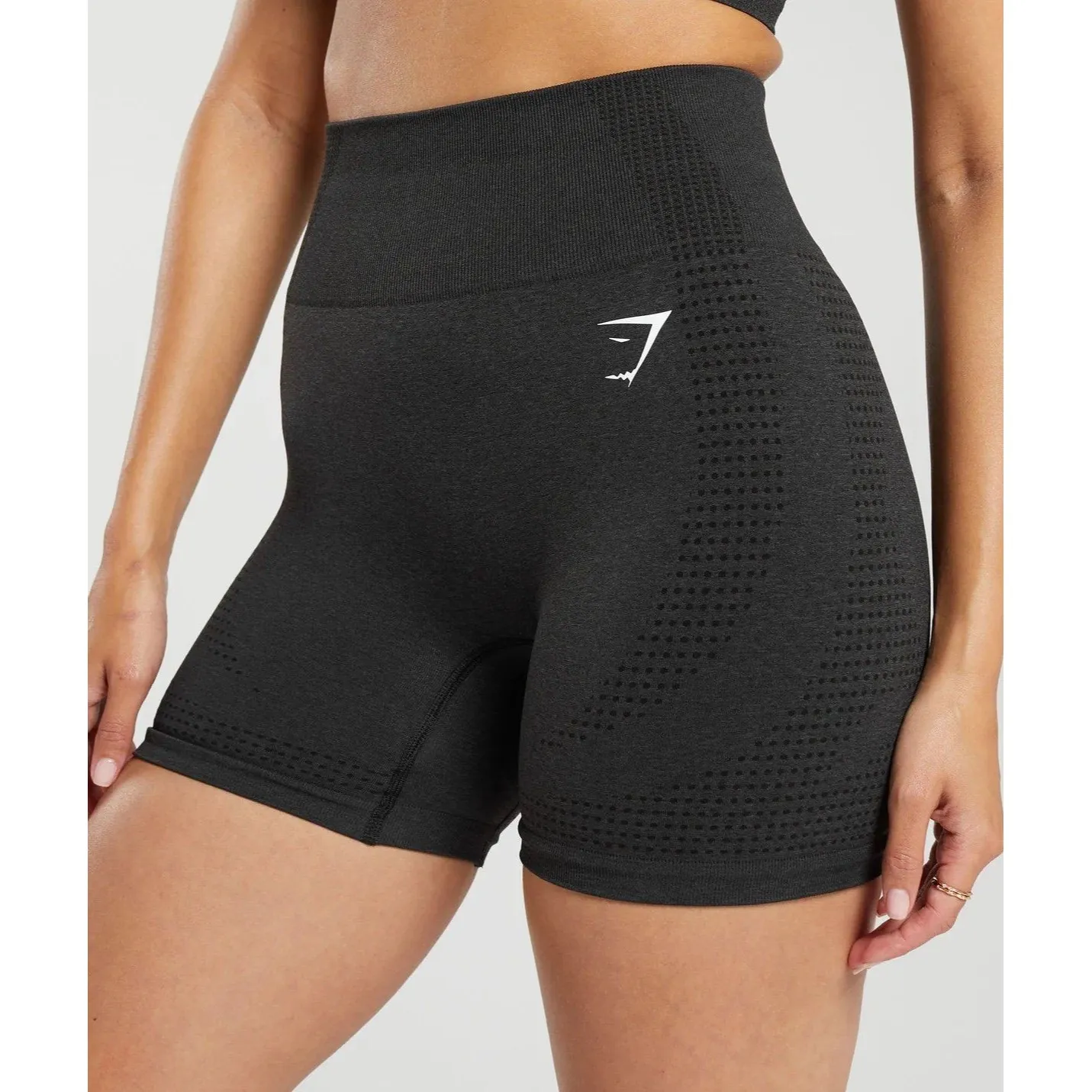Gymshark Vital Shorts Black Marl Size Small - Image 9