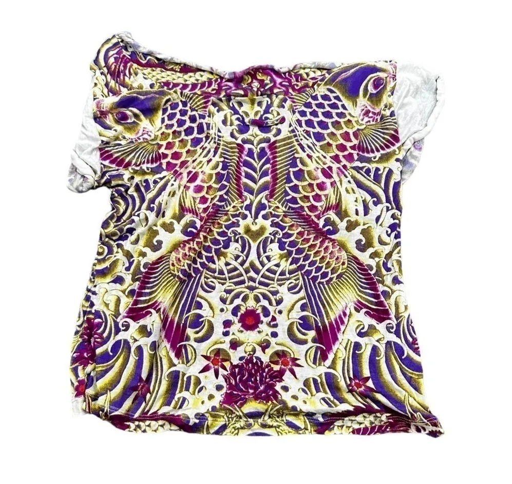 Jean Paul Gaultier vintage 90s Y2K silk tee - Image 5