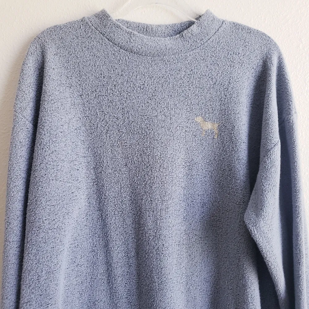 Pink Victoria's Secret Pullover Long Sleeve Heathered Sweater - Image 2