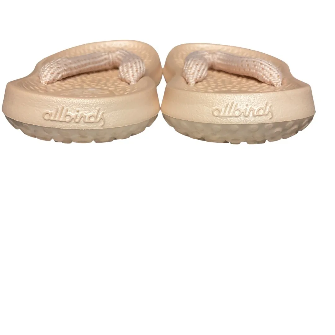 Allbirds Women's Sugar Zeffers 2 Thong Flip Flops Sandal Lux‎ Beige Size 8.5 - Image 8