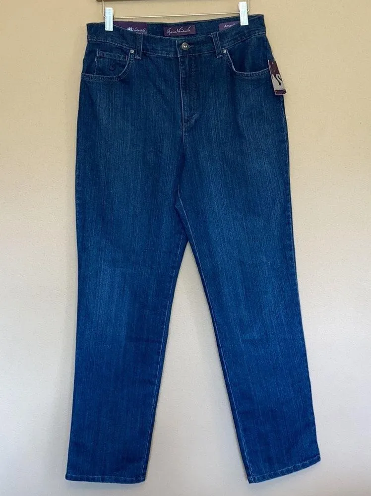 NWT Gloria Vanderbilt size 12 Amanda Blue jeans Classic Fit Tapered - Image 3