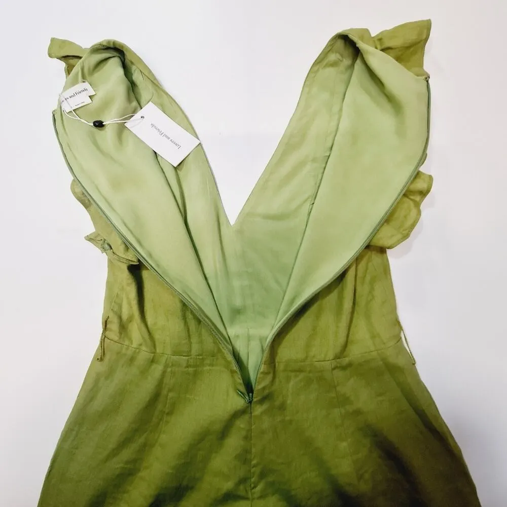 Lovers and Friends Jill Romper in Green Small - Image 11