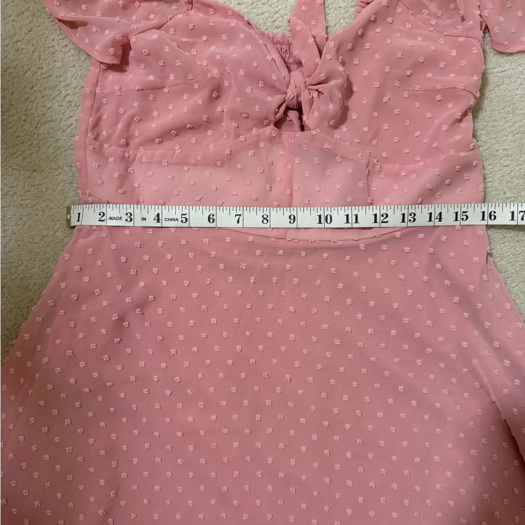 Miami  Pink Textured Dress - Image 6