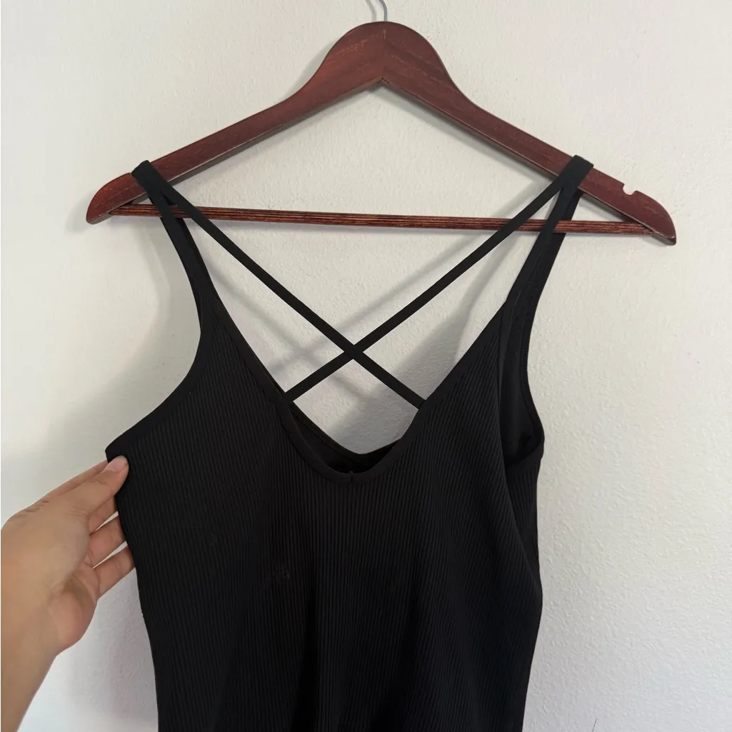 Vuori rubbed Black Strappy Women's tank - Image 3