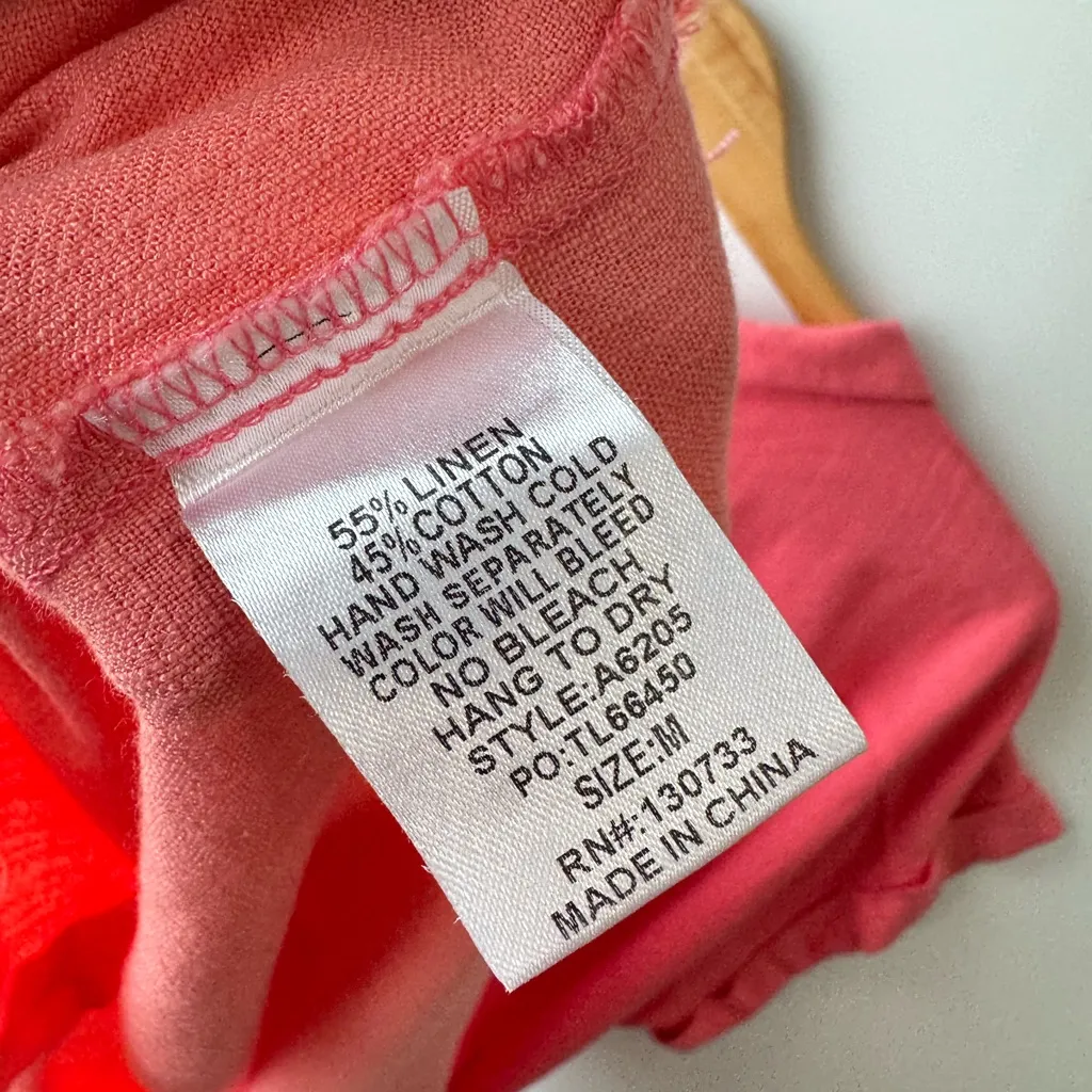 Umgee Sun-Kissed‎ Edge Bleach Dip Dye Shirt NWT Size Medium - Image 8