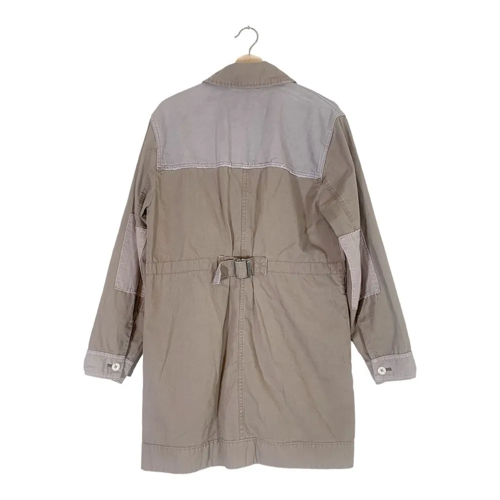 Free People We the Free Apollo Distressed Utility Jacket Size Small - Image 4