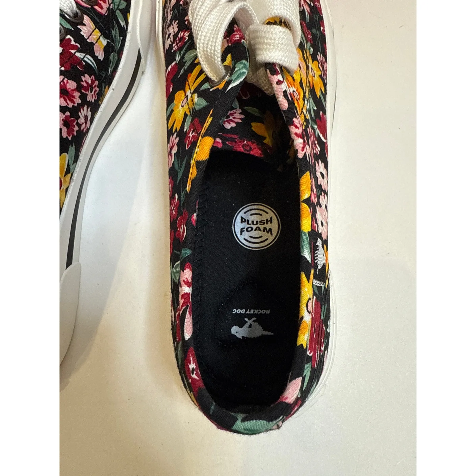 Rocket Dog Floral Jumpin Margate Lace Up Sneakers Sz 11 Women’s NIB Casual Blk - Image 6