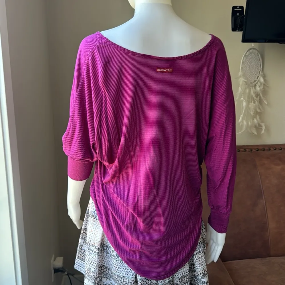 Hard Tail Slouchy Long Sleeve Pink - Image 4