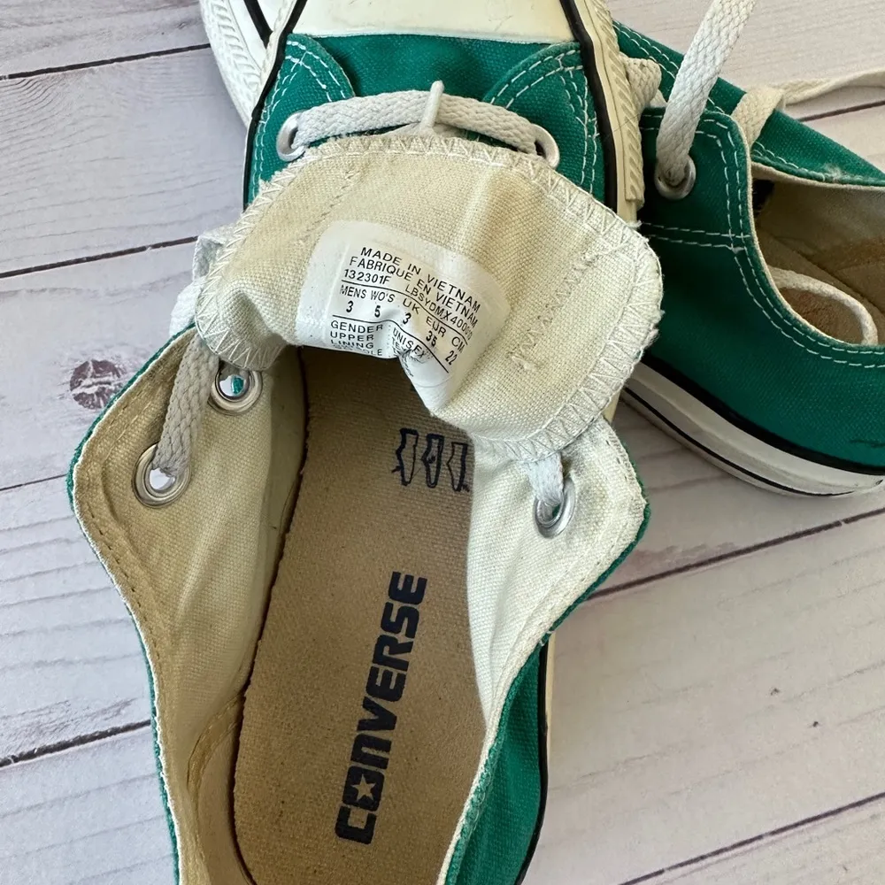Converse Teal  Sneakers Sz5 - Image 8