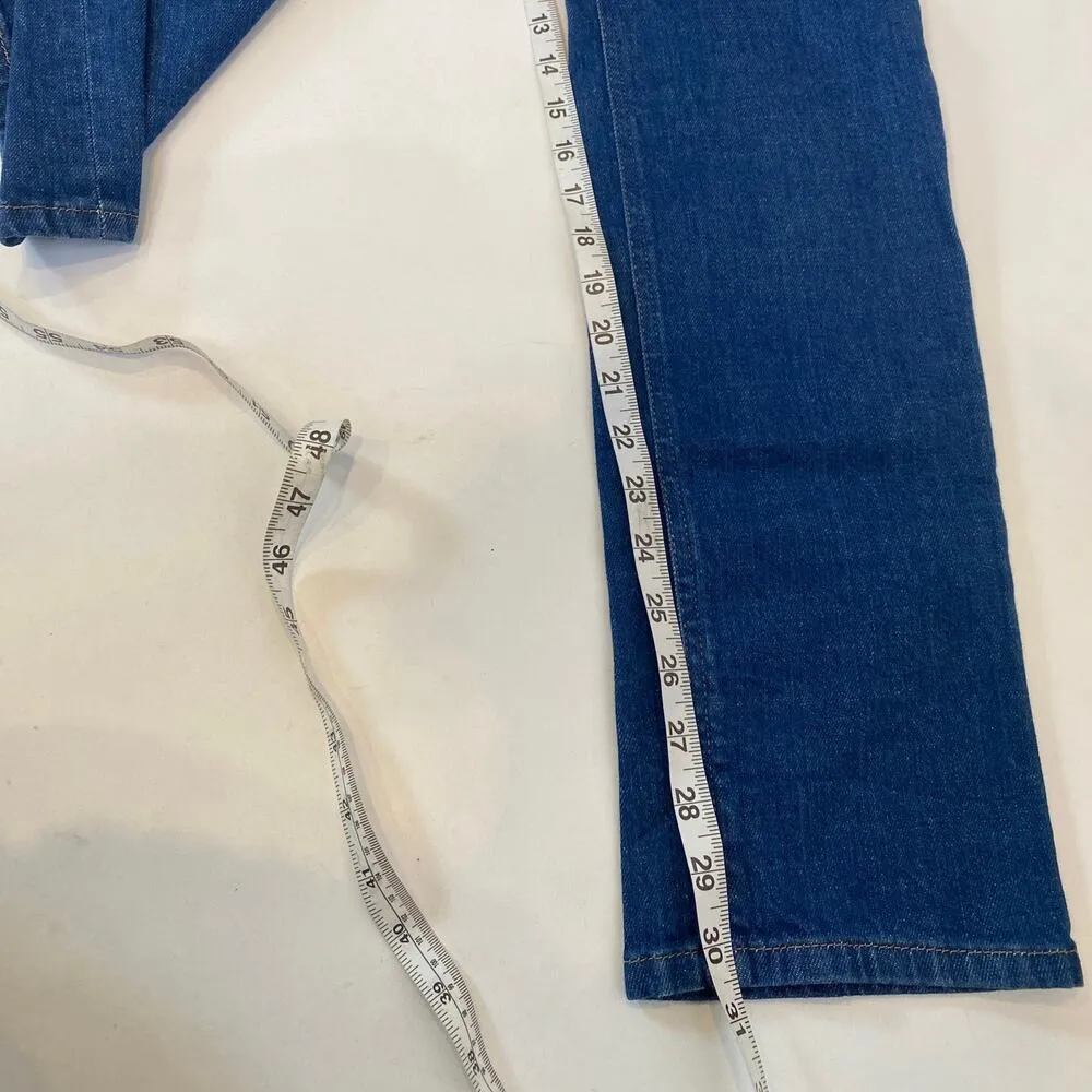 Boden The Harrogate Jean Dark Denim Cotton EUC Sz 8 Straight Slim Leg - Image 11