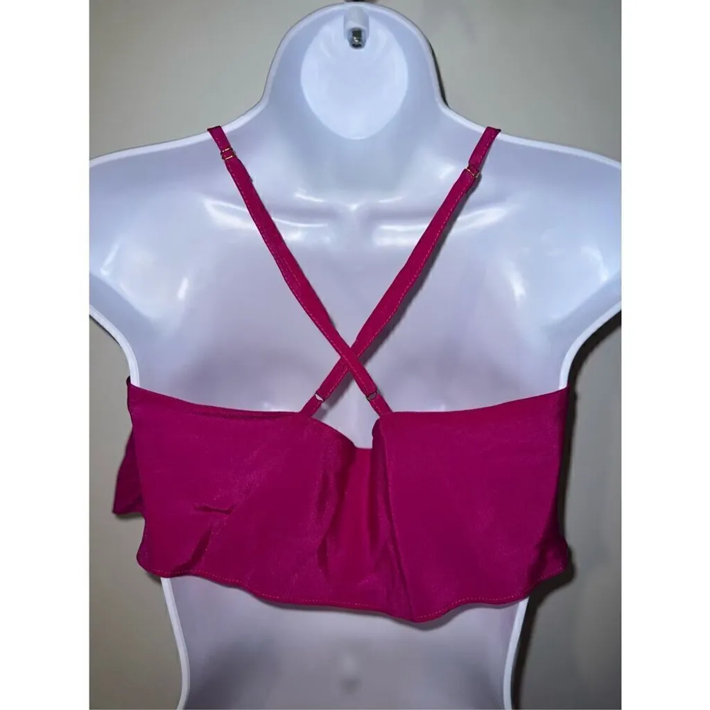 Women’s 100% Silk Cami Top & Bottoms Pink Set L/XL Size L - Image 5