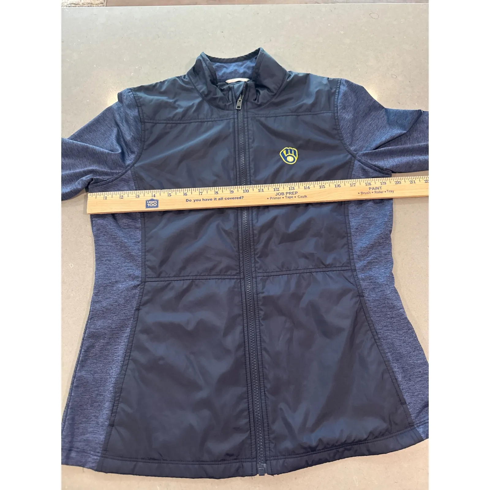 Cutter & Buck Milwaukee Brewers Full Zip Jacket L Women's VB drytec spf50‎ - Image 4