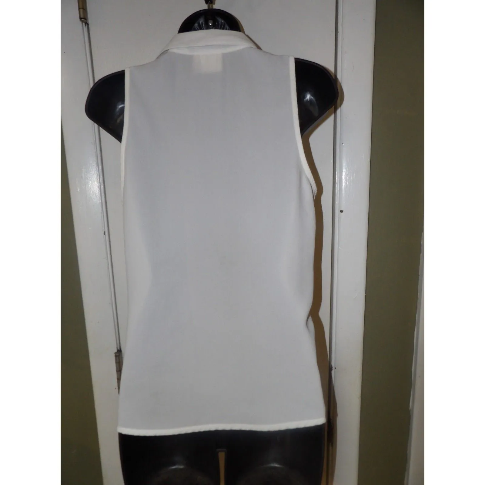 Pins and Needles Sleeveless Blouse S White - Image 2