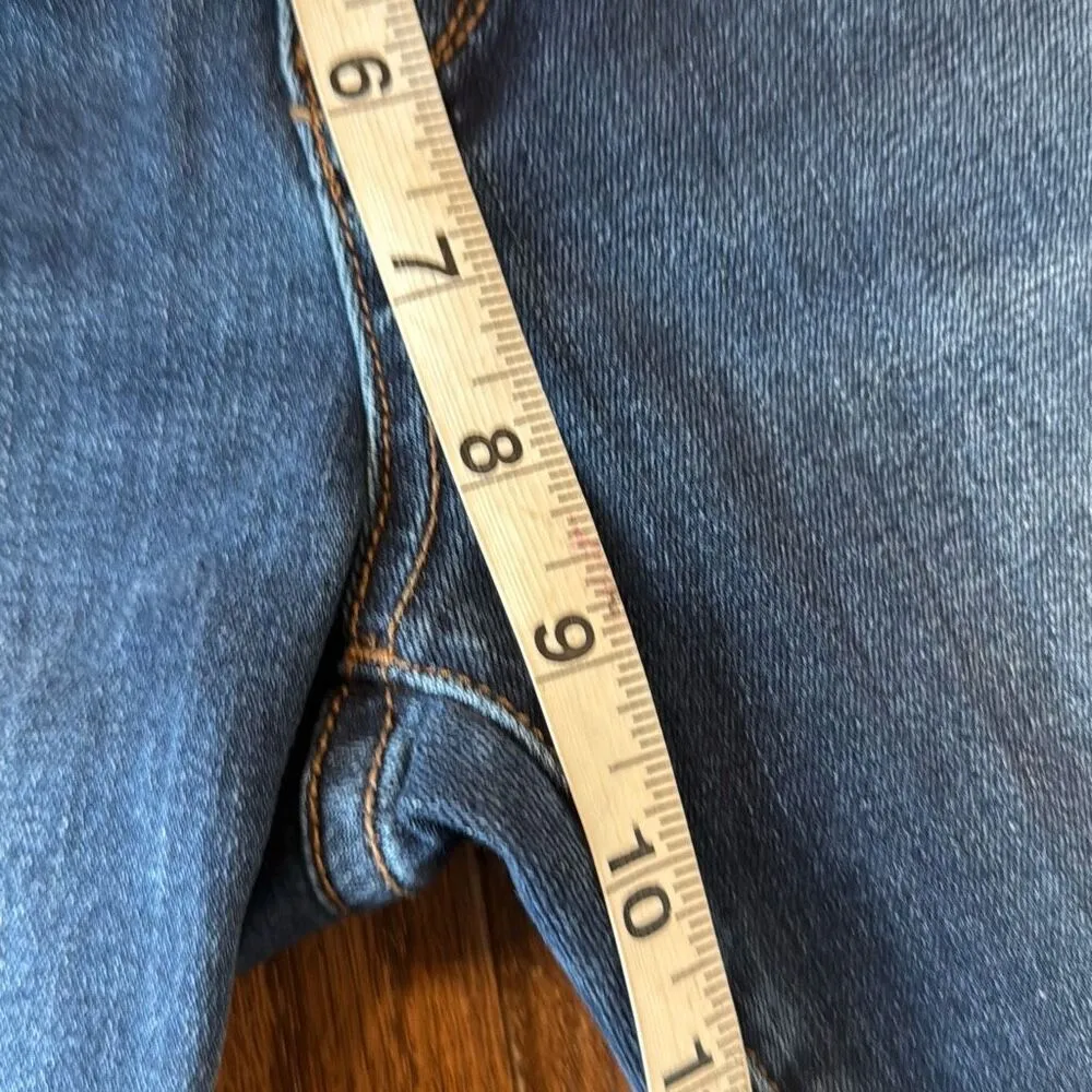 Anthropologie Pilcro the Leterpress mid rise skinny split hem jeans 29 - Image 8