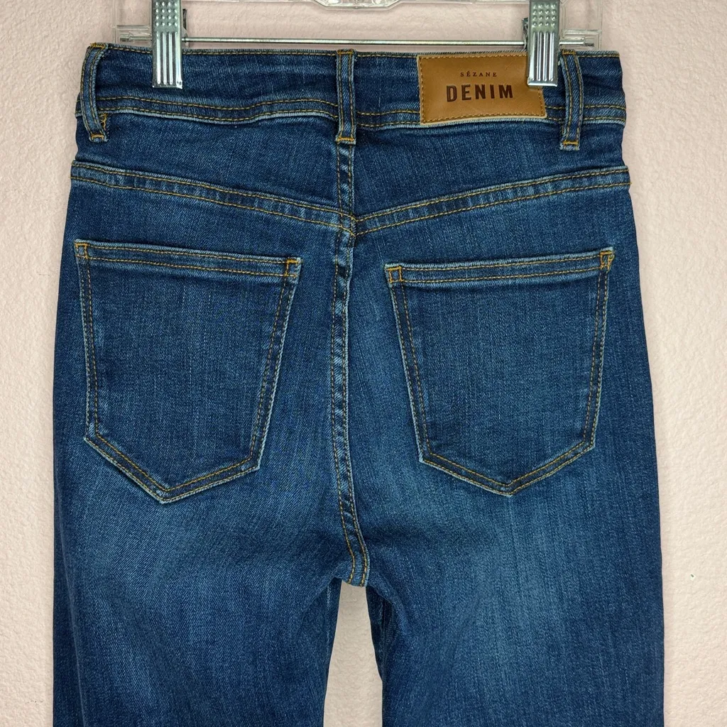 Sézane Slim Parfait Denim Blue. Size 34/2 - Image 9