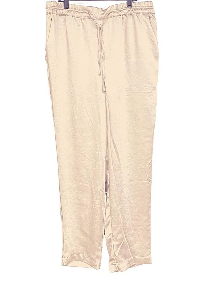 Skies Are Blue Satin Waist Tie Pants - Image 4