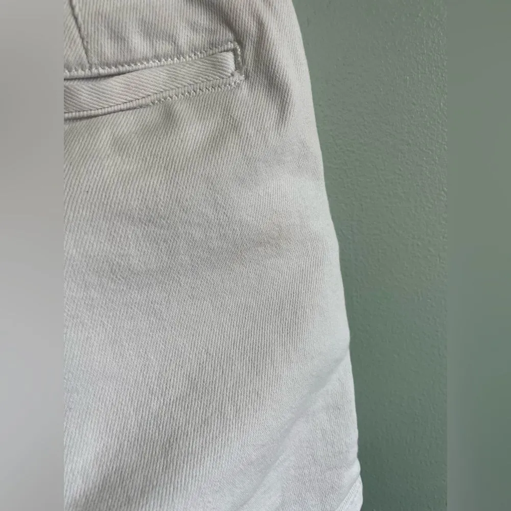 Aritzia Wilfred Free White Cotton High Rise Womens Shorts Sz 10 - Image 6