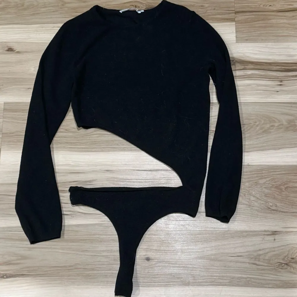 ASTR Zenni Black Cutout Bodysuit Women’s Medium - Image 2