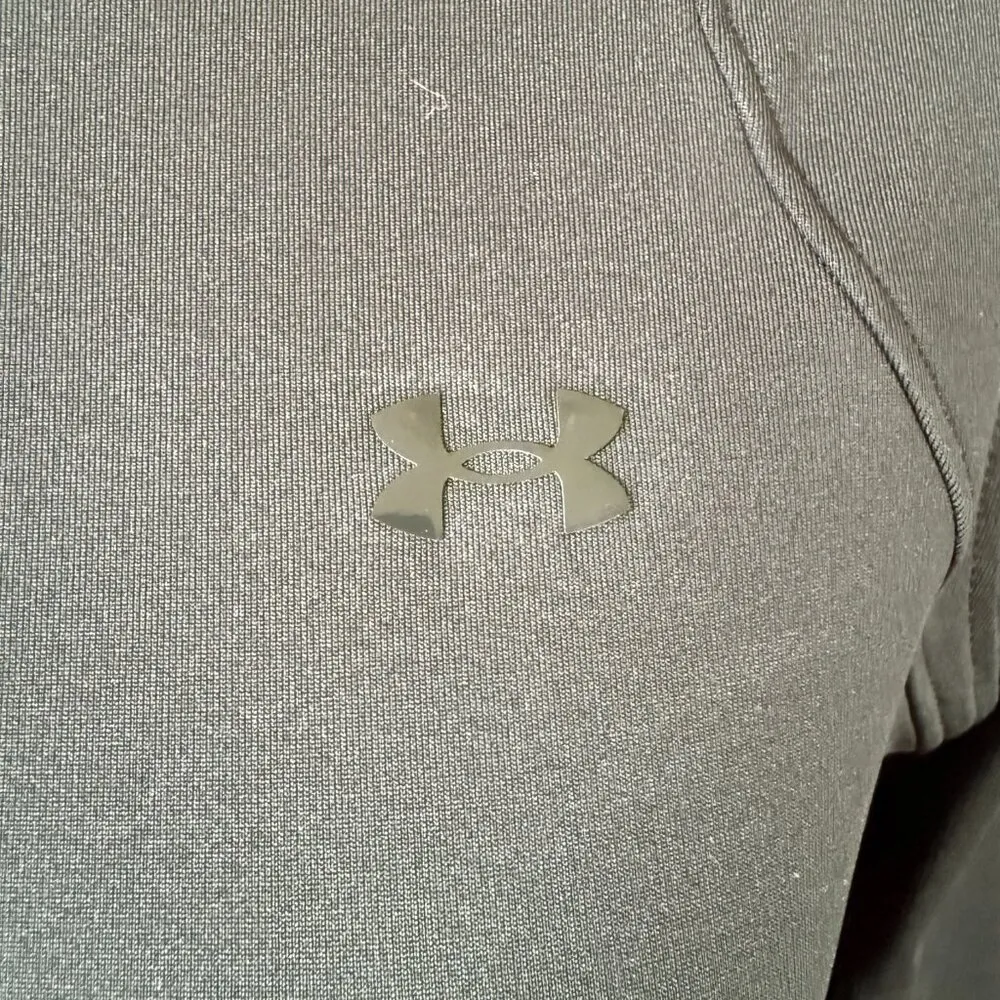 Under Armour fitted coldgear black stretchy long sleeve athletic shirt size S - Image 6