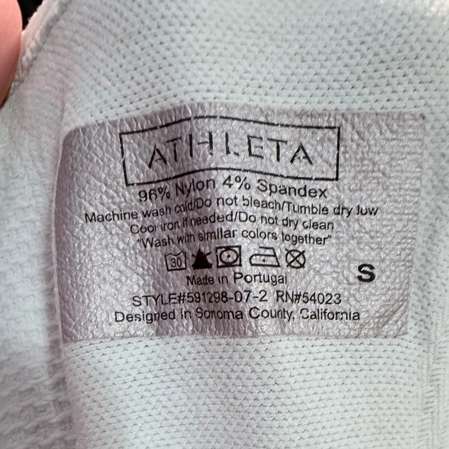 Athleta Tank Top Women's Small Light mint Seamless Racerback - Image 4