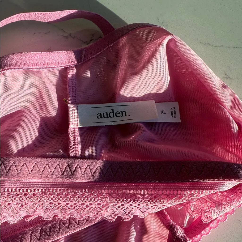 Auden Blush Pink Lace Bralette Size XL - Image 7
