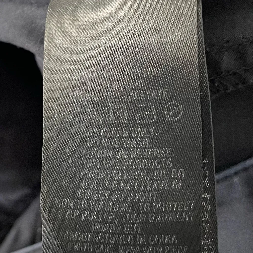 Ted Baker London black zip pockets rose gold snap buttons ankle pants 2 or US 6 - Image 2