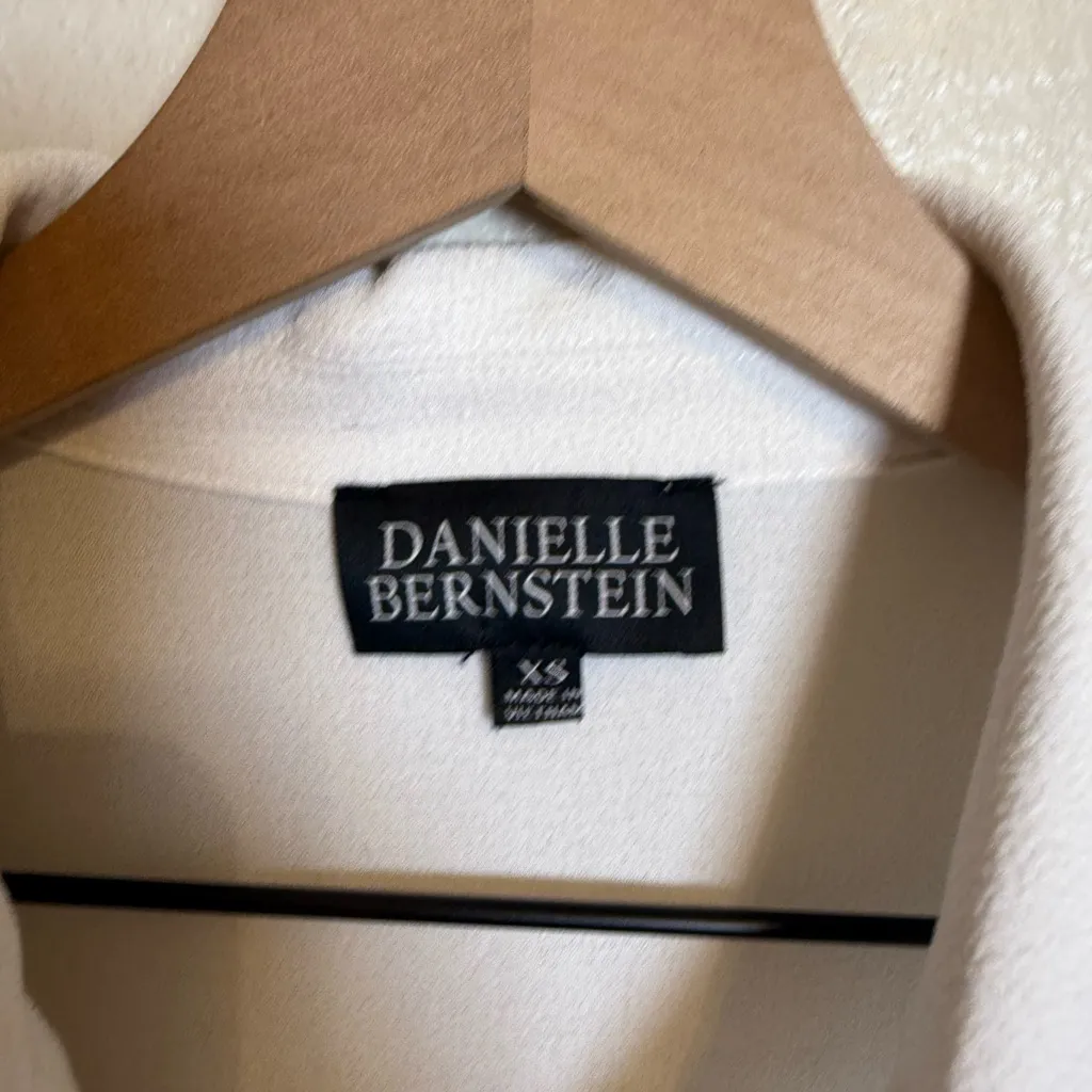 Danielle‎ Bernstein Textured Woven Baby-Doll Mini Dress - Image 4