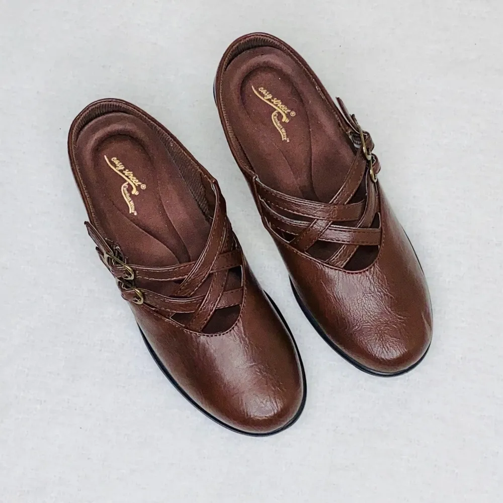 *NEW* EASY STREET | Comfort Wave Slide Heel Shoes - Image 2