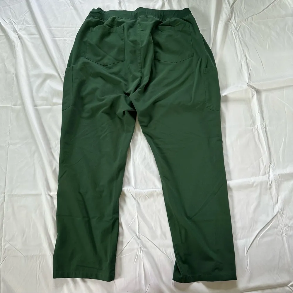 Mandala Scrubs 9 Pocket Cargo Pants Midnight Green Sz 2XL - Image 11