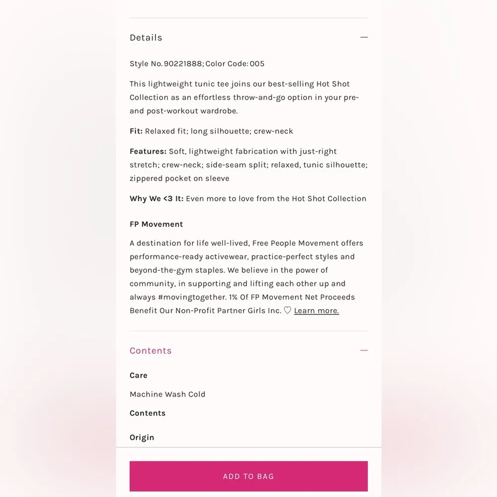 Free People Movement NWT  Hot Shot Tunic Tee In Steel - Image 5