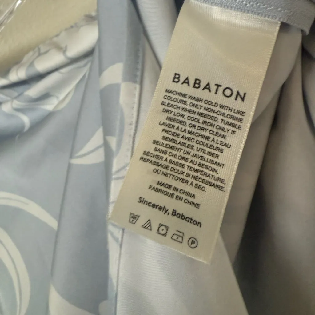 Aritzia Babaton Eames Skirt in Blue/Silver - Image 10