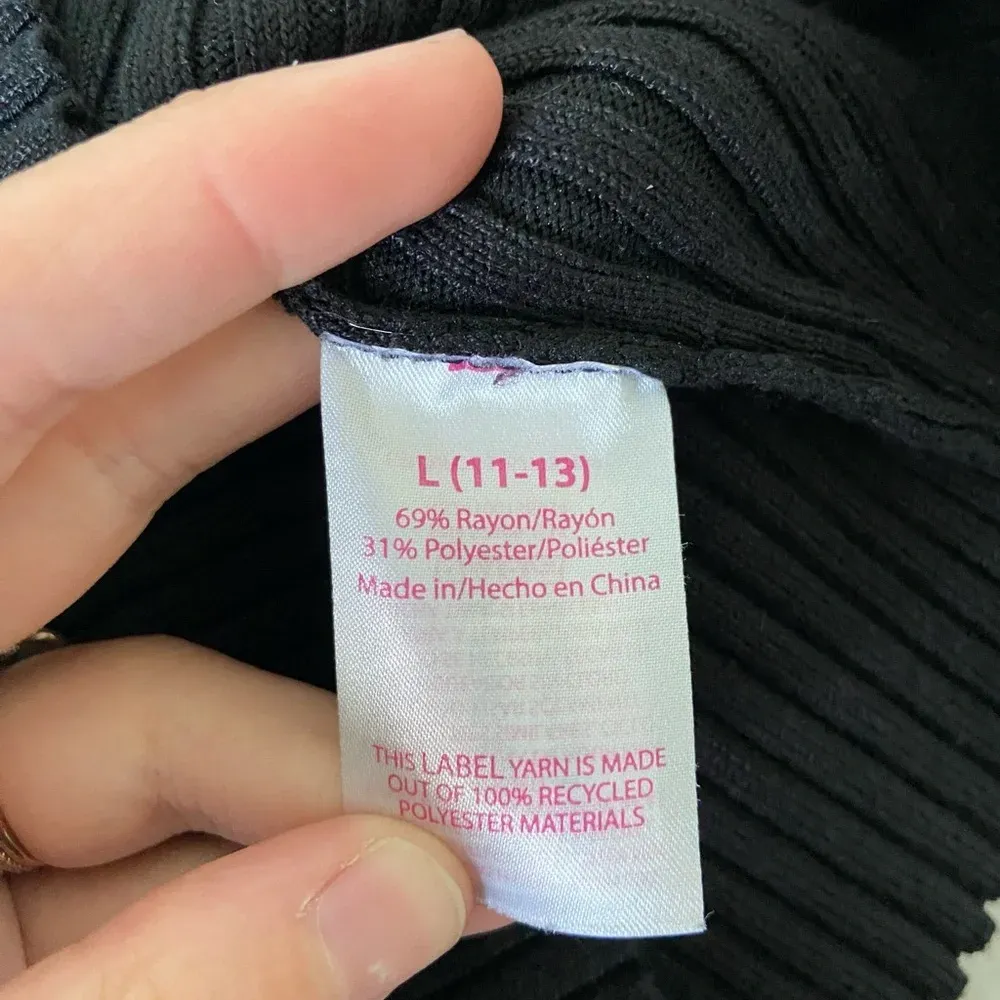 EUC | No Boundaries junior’s cropped high neck ribbed‎ top — large - Image 5