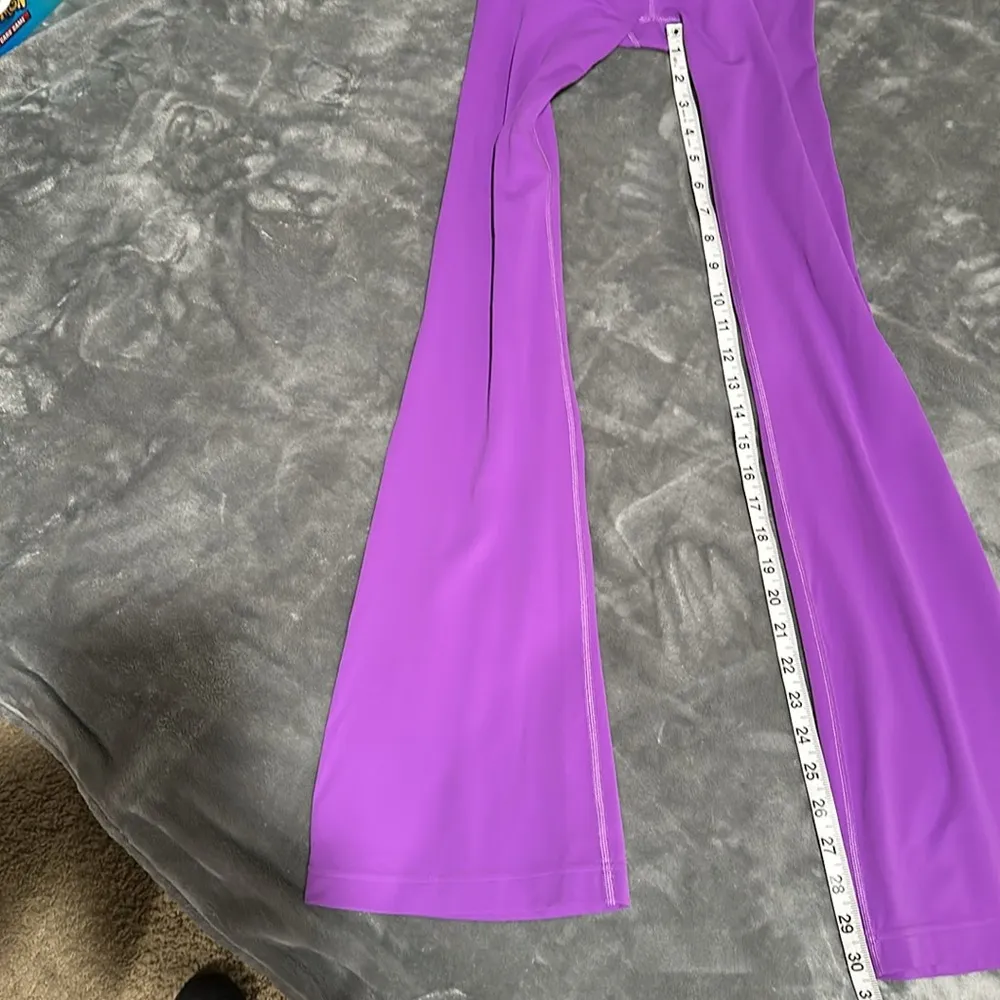 Lululemon Groove Super-High-Rise Flared Pant Nulu | size 2 - Image 8