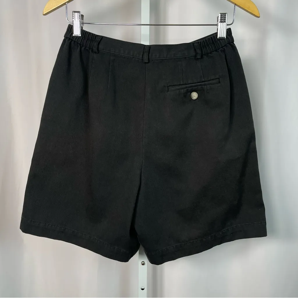 David Brooks Size 8 High Waist Vintage Denim Shorts Jorts 90's 80's Classic Black - Image 2