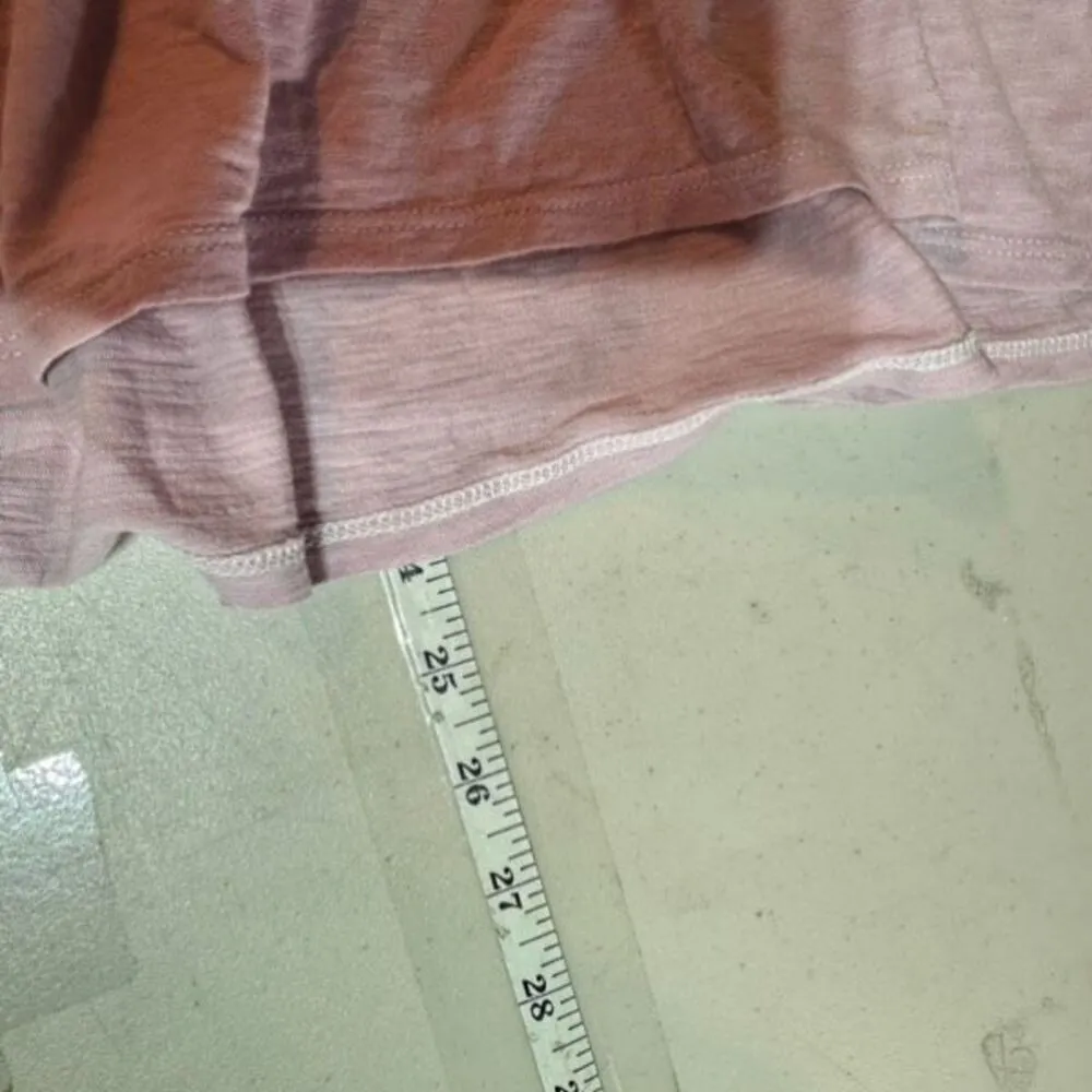 Freeloader Heathered purple scoop neck pocket baby doll shirt Medium 100% cotton - Image 9