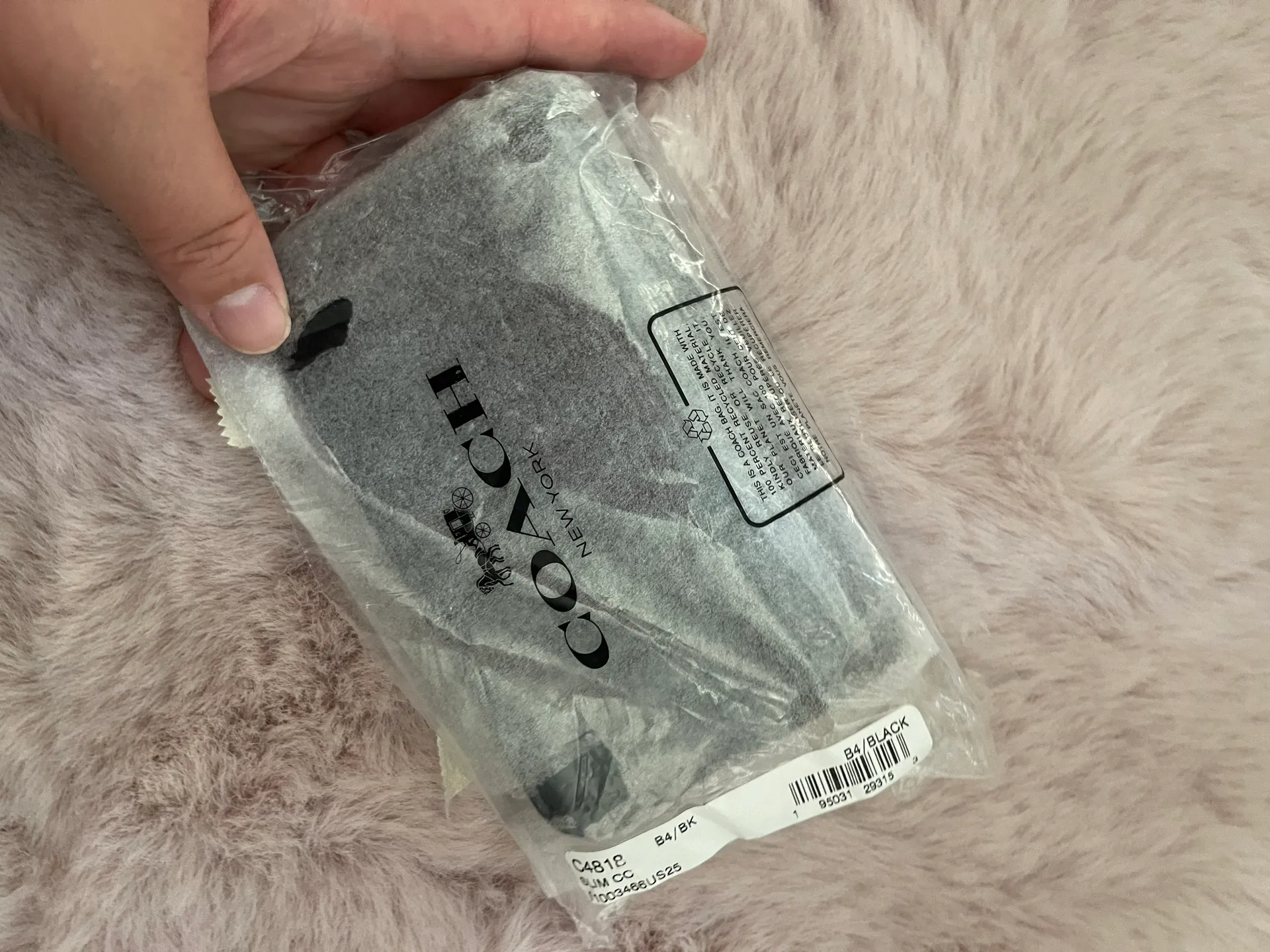 Slim Card Case Bifold Snap Wallet in Brass/Black Smooth Calf Leather NWT - Image 8