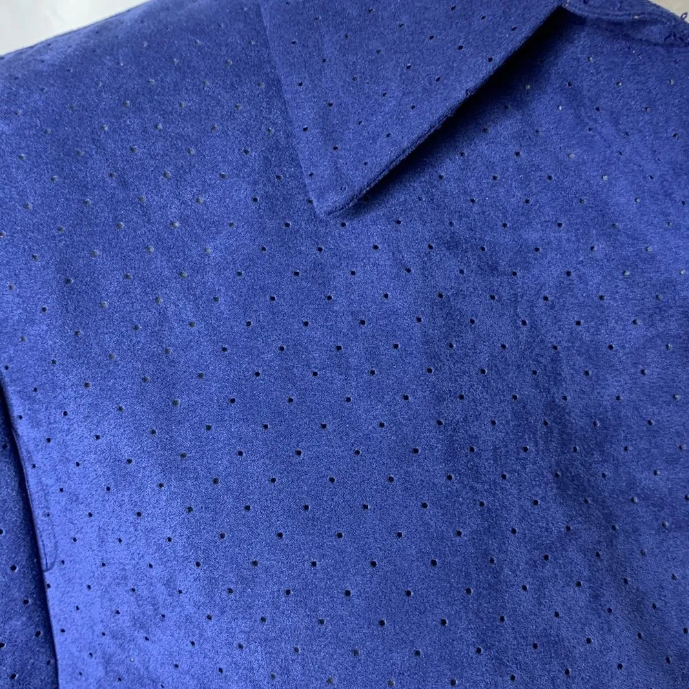 Josephine Chaus  Die Cut Button Up Shirt 47PE - Image 3